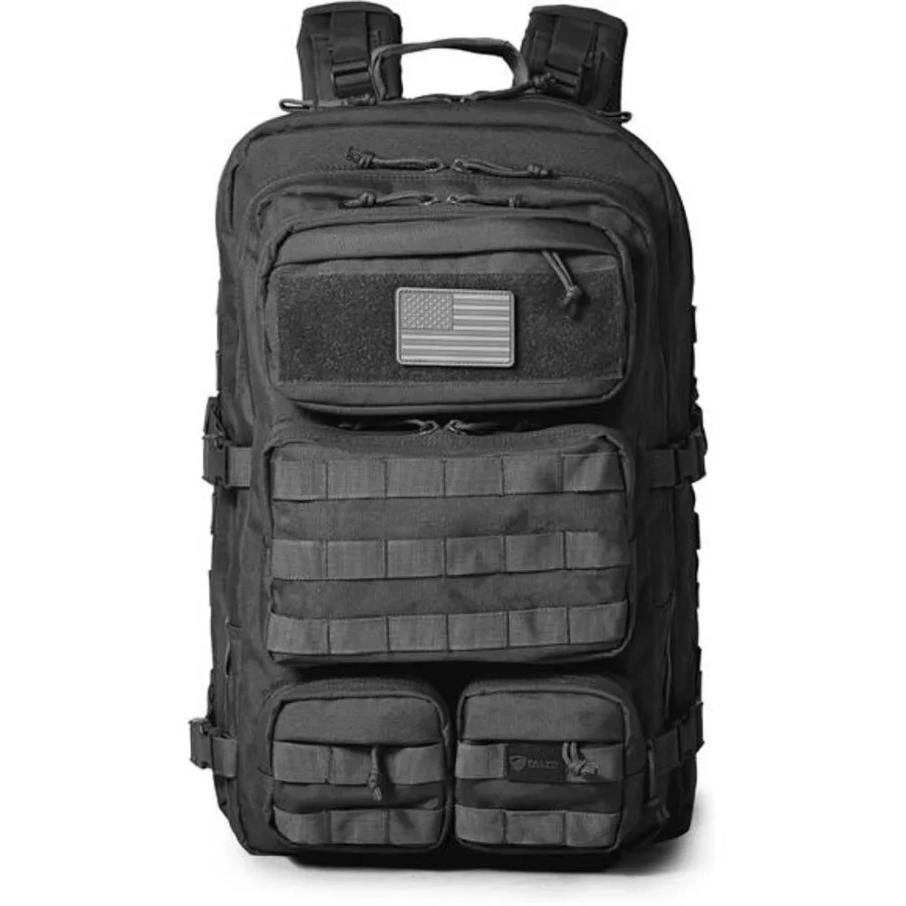 Falko 50L Tactical Backpack Military Molle Heavy Duty Hiking Outdoor Bag